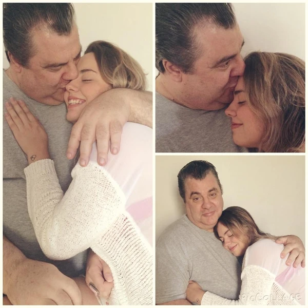 Ana Luísa Haas e o pai, Gerson Brenner por Reprodução/Facebook