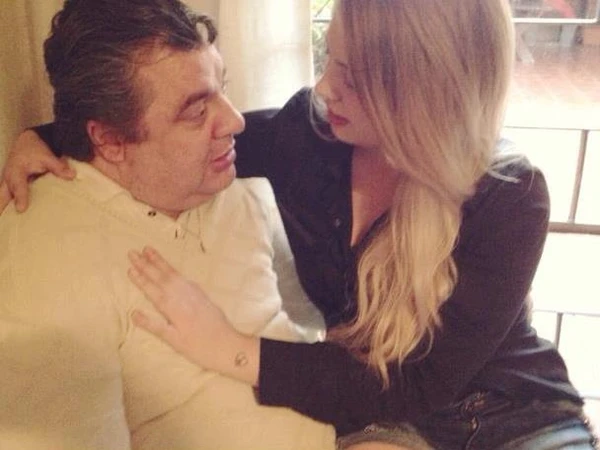 Ana Luísa Haas e o pai, Gerson Brenner por Reprodução/Facebook