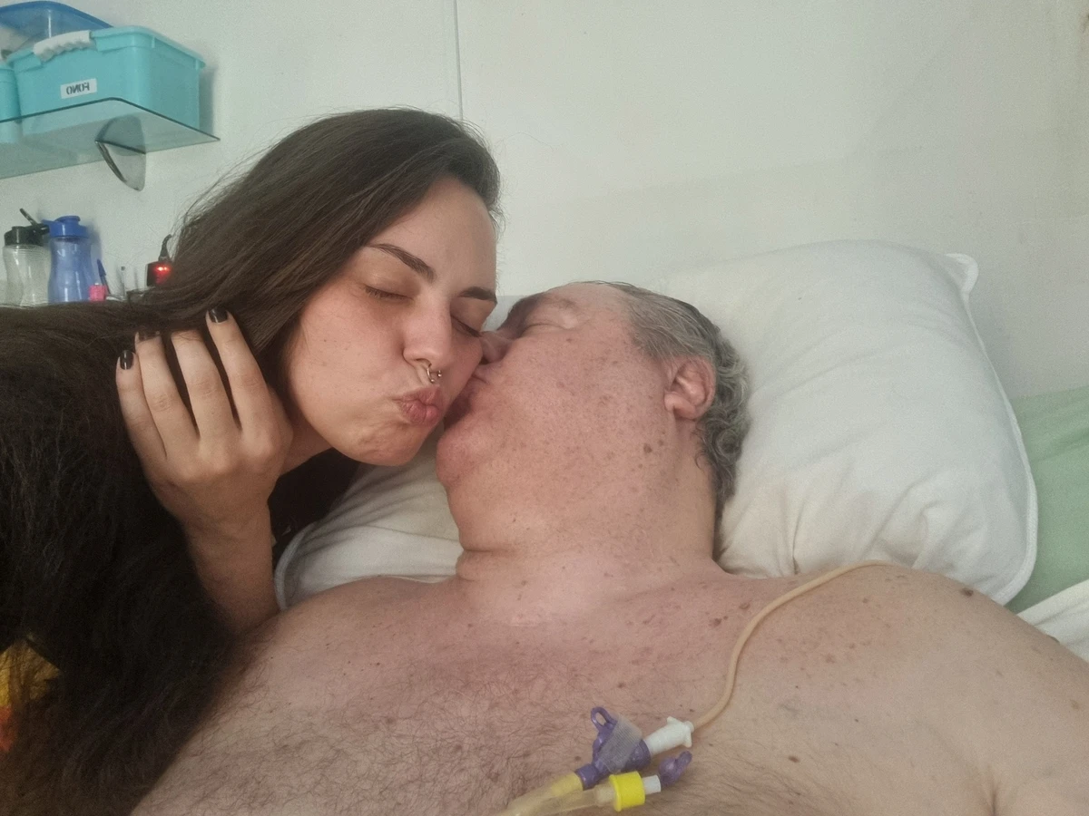 Ana Luísa Haas e o pai, Gerson Brenner por Reprodução/Facebook