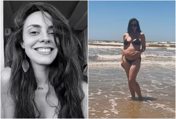 Filha de Gerson Brenner, Ana Luísa Haas está grávida de 8 meses por Reprodução
