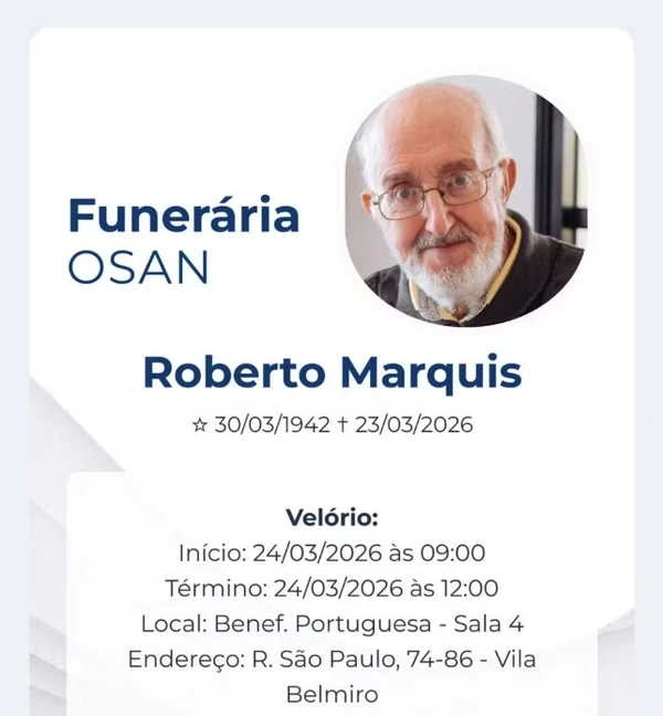 Informações sobre o velório
