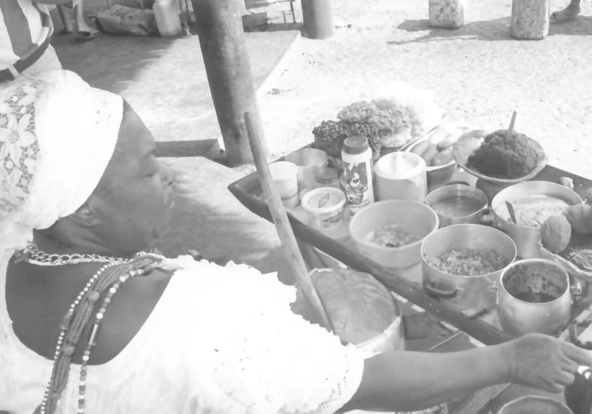 Largo das Baianas em Amaralina - Credito - Claudinor Junior -Arquivo Correio- 1994 por Claudinor Junior -Arquivo Correio- 1994