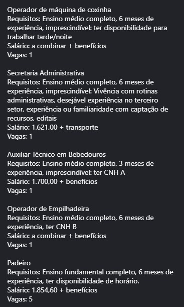 Veja vagas por Reprodução