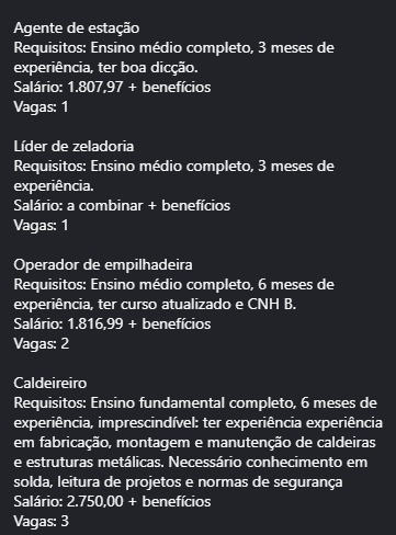 Veja vagas por Reprodução