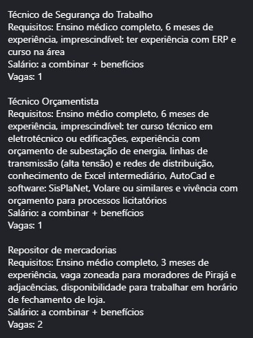 Veja vagas por Reprodução
