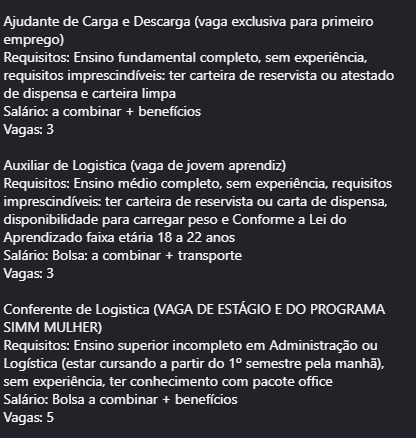 Veja vagas por Reprodução