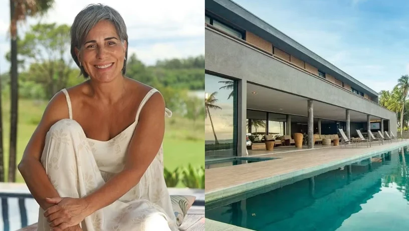 Imagem - Como é a mansão de Glória Pires disponível para aluguel com diária de até R$ 16 mil