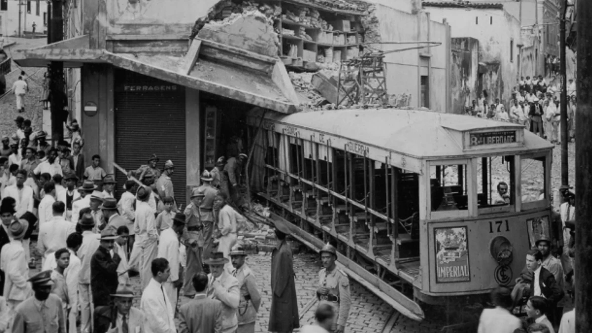 Acidente com bonde em 1942 em Salvador