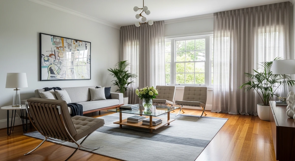 Decoração que é a cara de Gêmeos: sala com iluminação natural e vibe leve por Imagem gerada por IA