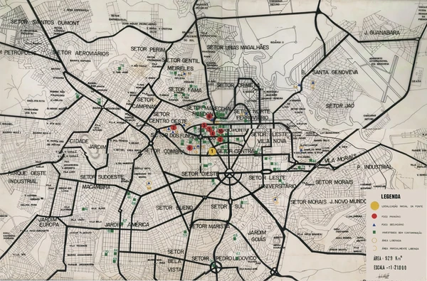 Focos da contaminação por Reprodução/ Governo de Goiás