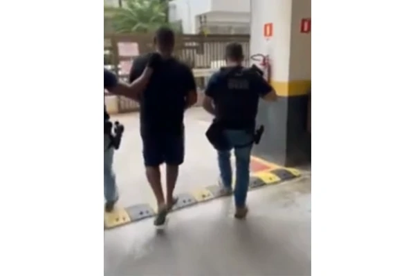 Itamar foi preso em condomínio de luxo por Reprodução/TV Bahia