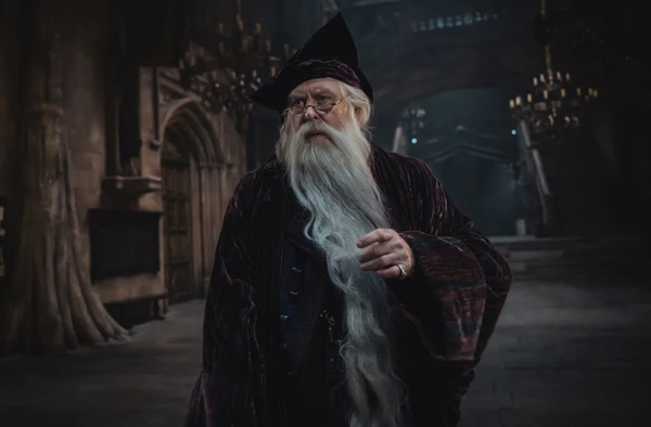 John Lithgow como Albus Dumbledore por Divulgação/HBO/Aidan Monaghan