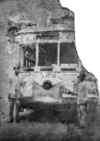 Manoel de Jesus Simões na época em que era motorneiro/Rep. Entre Arcos e Bondes por Acervo Pessoal