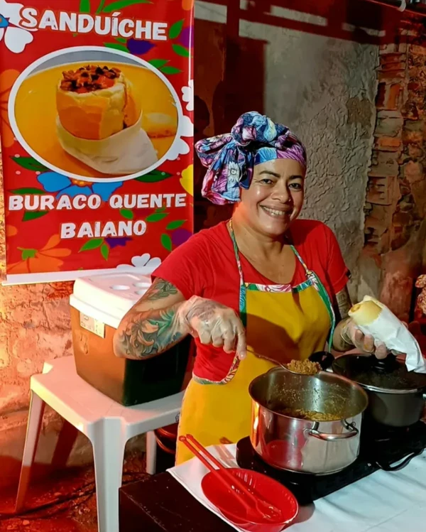 Sanduíche Buraco quente baiano