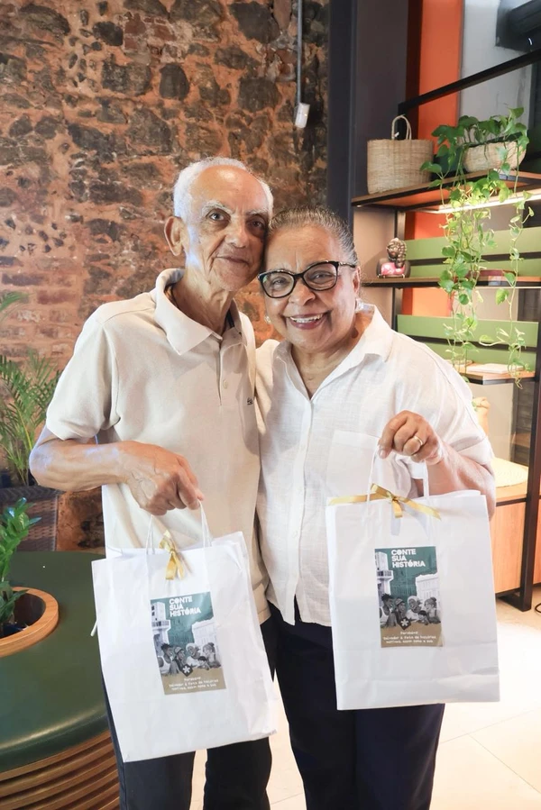 Ivanildes Couto e o esposo, por Leone Serafim