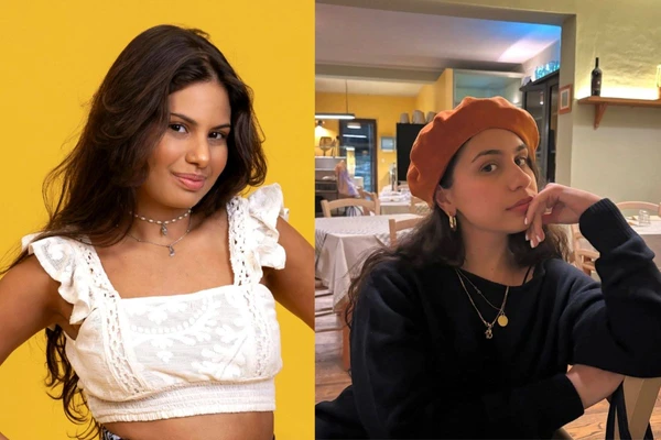 Gabriela Saporito, BBB 26, à esquerda e Alessia Cara, à direita por Manoella Mello/ Reprodução