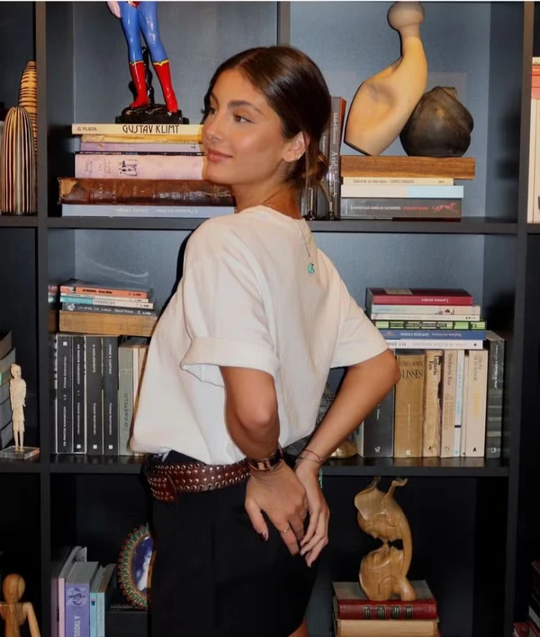 Luiza é filha de Tato Gabus Mendes por Reprodução/Redes Sociais 