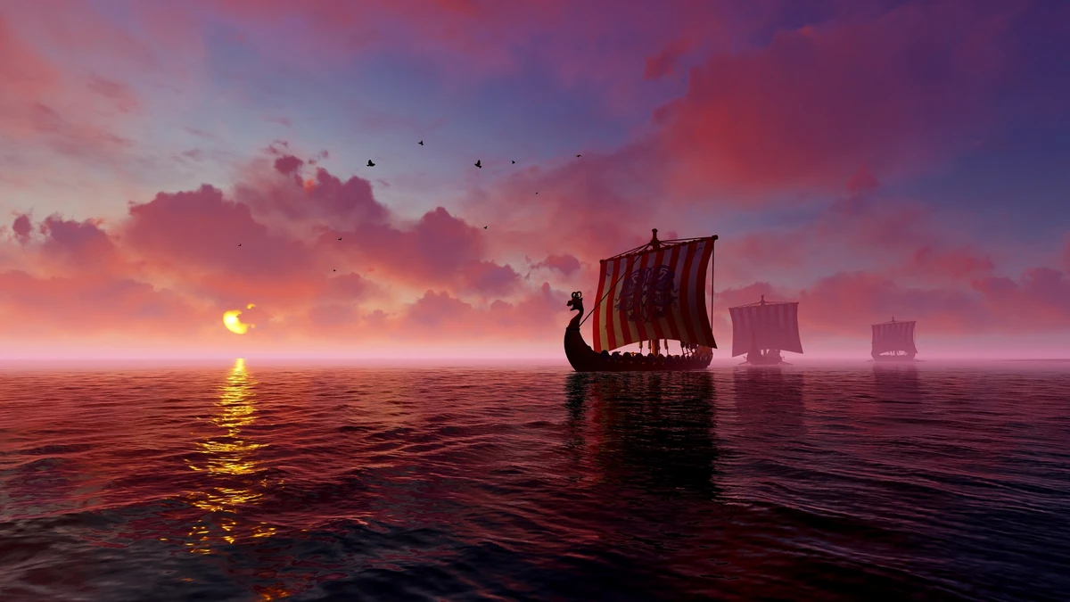 Navio viking por Shutterstock