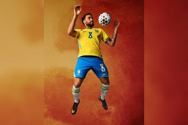 Novo uniforme principal da Seleção Brasileira por Divulgação/Nike 