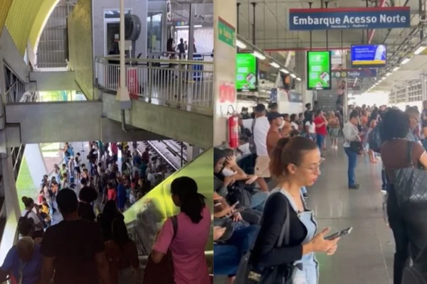 Pane causou lotação na Linha 2 do metrô por Reprodução