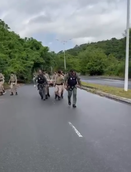 Policial atropelado durante blitz em Salvador por Divulgação
