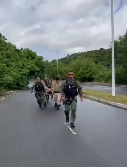 Policial atropelado durante blitz em Salvador por Divulgação