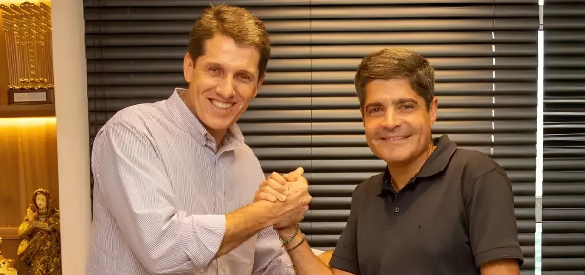 Zé Cocá e ACM Neto, candidatos a vice e a governador da Bahia