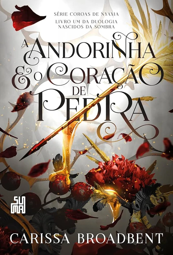 A andorinha e o coração de pedra, de Carissa Broadbent (Suma). Uma descida ao submundo onde cada escolha pode ser fatal. Entre vampiros, deuses vingativos e um romance proibido, A Andorinha e o Coração de Pedra entrega ação intensa e paixão arrebatadora. por Reprodução