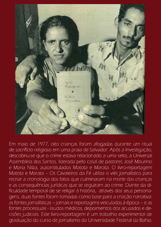 Livro reportagem Caso Matota e Marata: os cavaleiros da fé por Reprodução/Revista Manchete