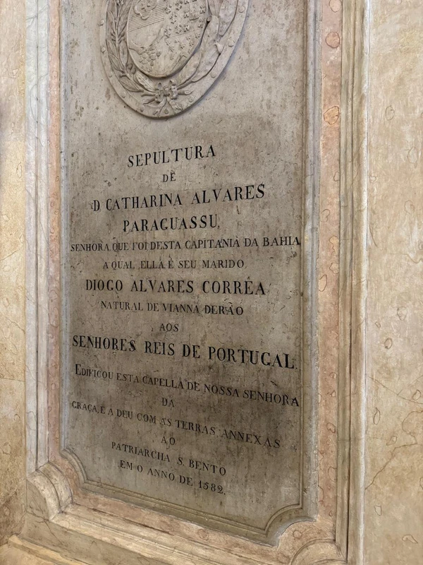 Catharina Paraguaçu foi sepultada na Igreja da Graça por Thais Borges/CORREIO