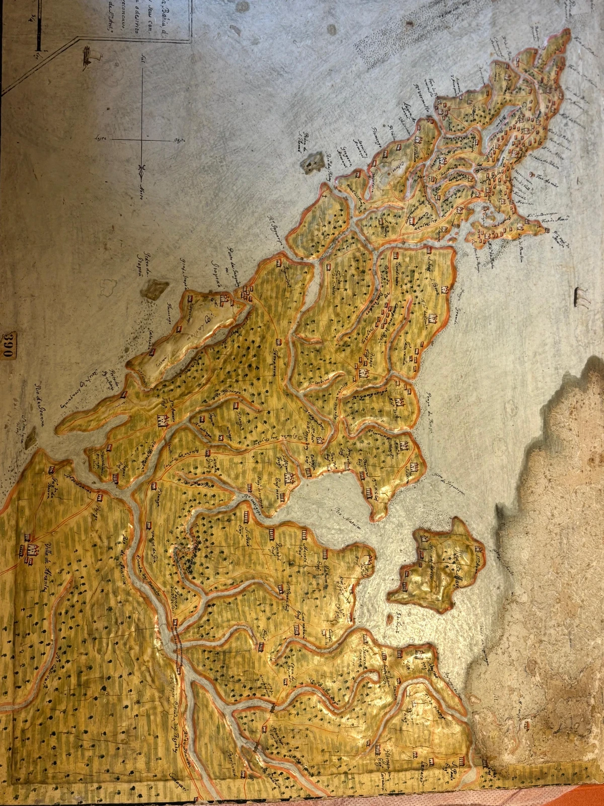 Mapa de Salvador de 1800 por Pablo Magalhães