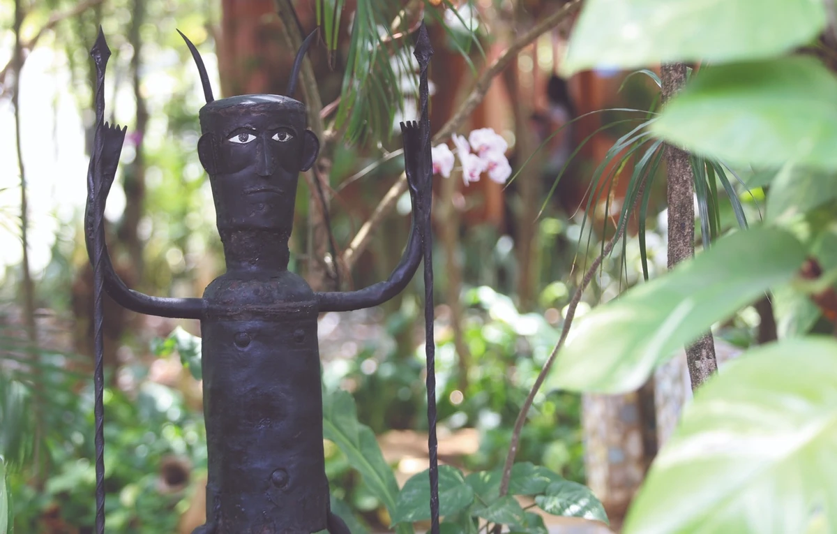 Escultura chegou como enfeite