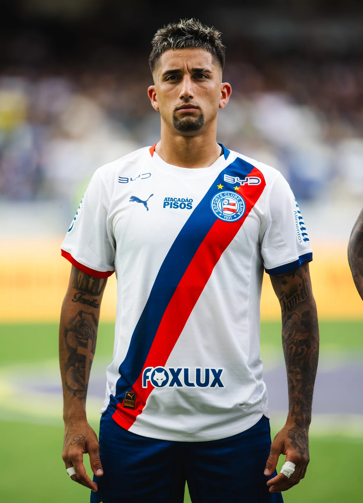 Kike Olivera em ação pelo Bahia por Letícia Martins/ECB 