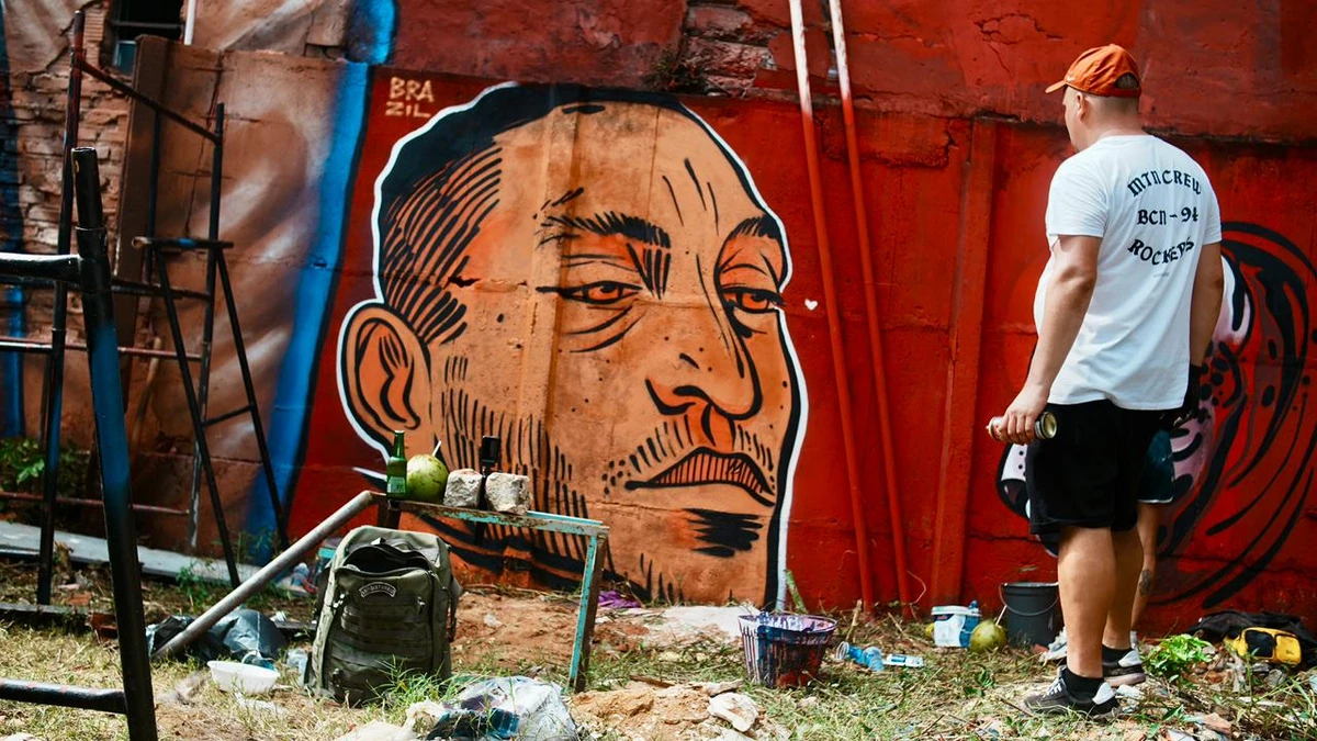 Nesta sexta-feira (27), festival contou com vivência coletiva de arte e graffiti na sede do Coletivo Musas por Arivaldo Publio/Divulgação