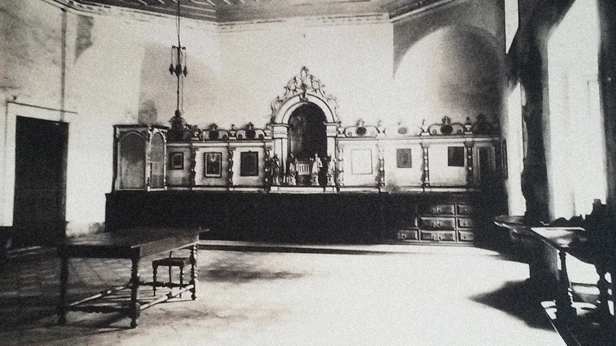 Parte interna da Igreja da Sé por Reprodução/A Sé Primacial do Brasil (1928)