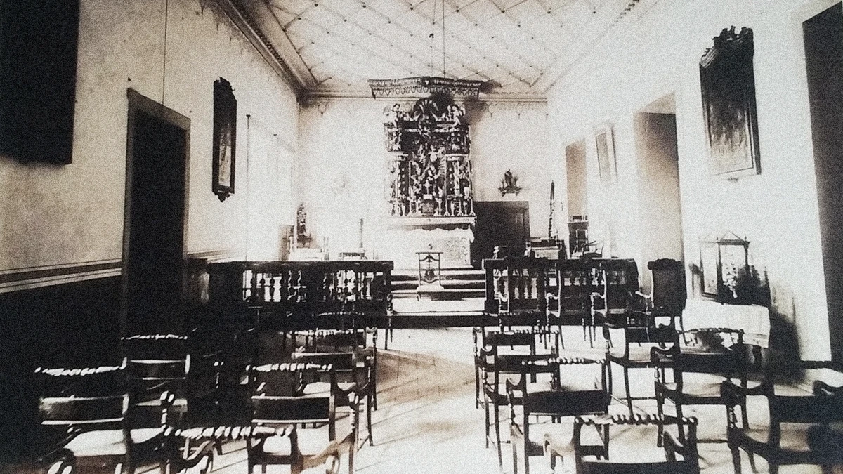 Parte interna da Igreja da Sé por Reprodução/A Sé Primacial do Brasil (1928)