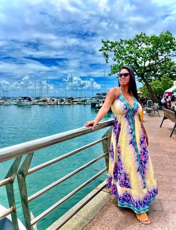 Priscila Bezerra, durante visita a Salvador por Arquivo pessoal