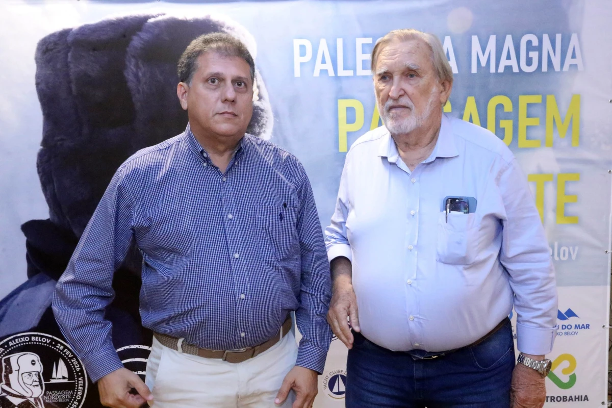 O presidente da SOAMAR Salvador e da ANB, Santiago Campo com Aleixo Belov por Edgar de Souza (@edgardesouza_realtime)