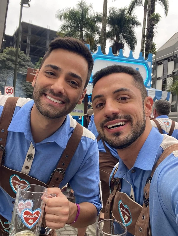 Felipe Sales e Douglas Márcio por Reprodução/Instagram