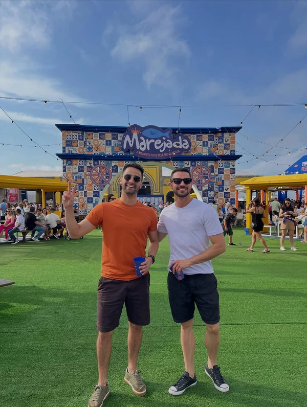 Felipe Sales e Douglas Márcio por Reprodução/Instagram