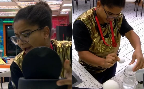 Milena fez suco com restos do lixo