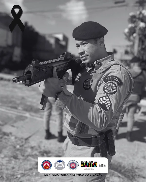 Sargento Alessander morreu em grave acidente por Reprodução