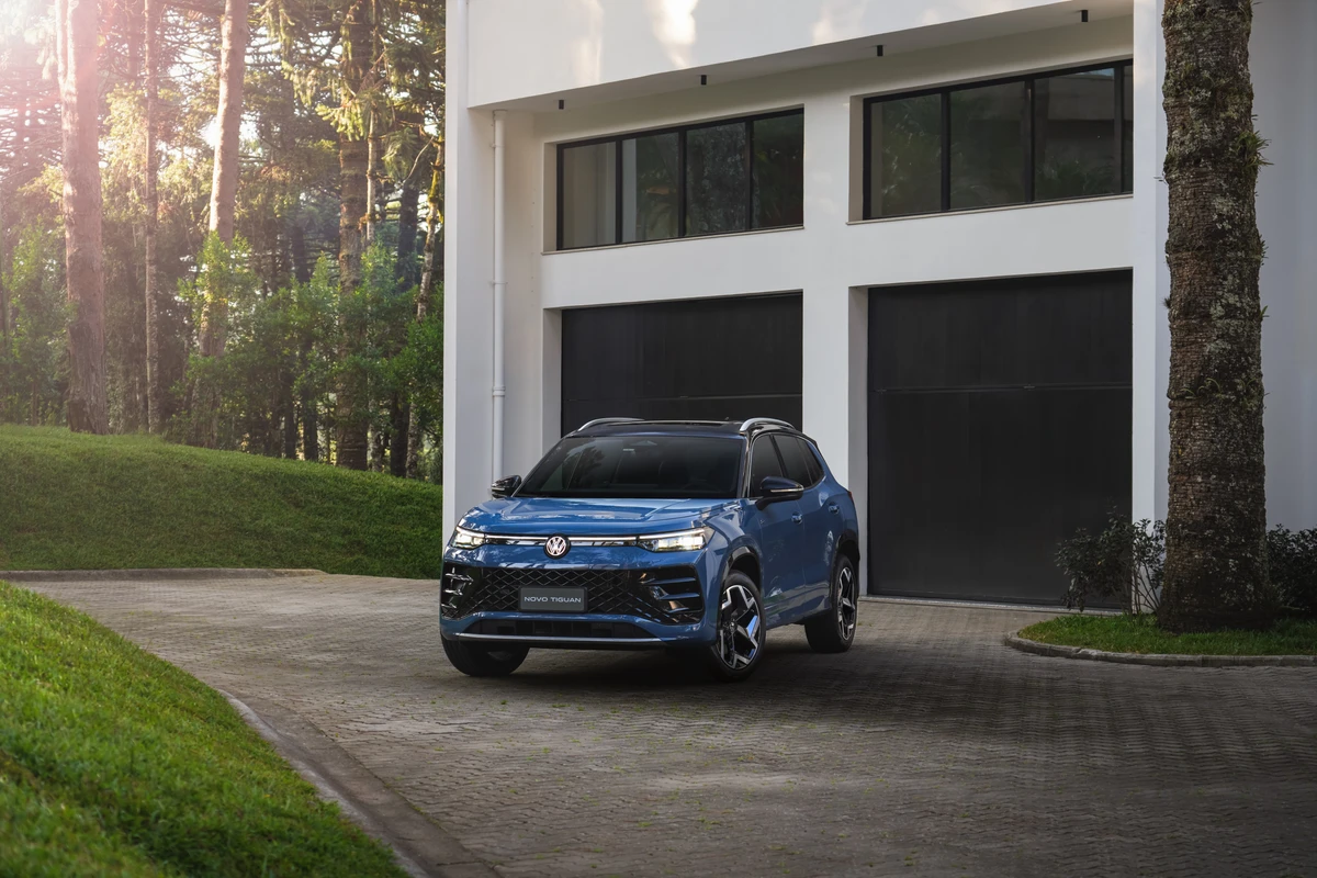 A terceira geração do Volkswagen Tiguan chega apenas com opção de cinco lugares