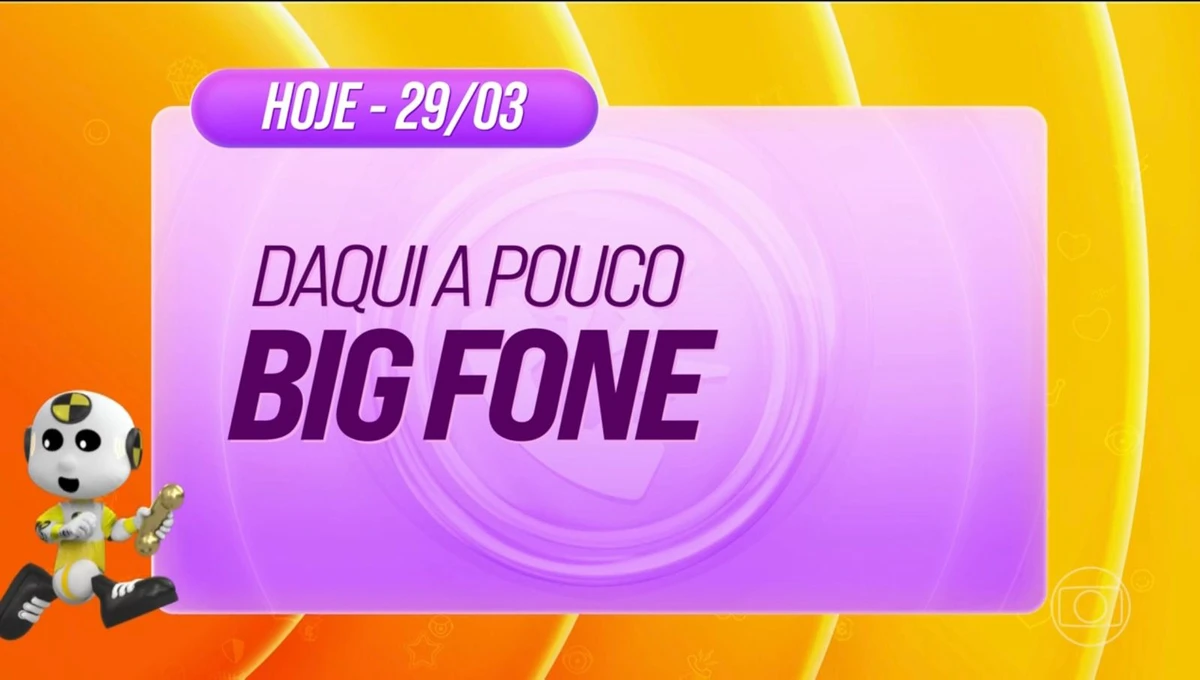 Big Fone tocou durante intervalo do programa "Em Família com Eliana" por Reprodução/ Globoplay