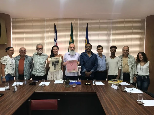 Jornalista José Cerqueira Filho na Associação Bahiana de Imprensa (ABI) por Reprodução