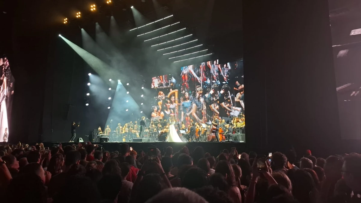 Marisa Monte na Arena Fonte Nova por Bruno Wendel/CORREIO