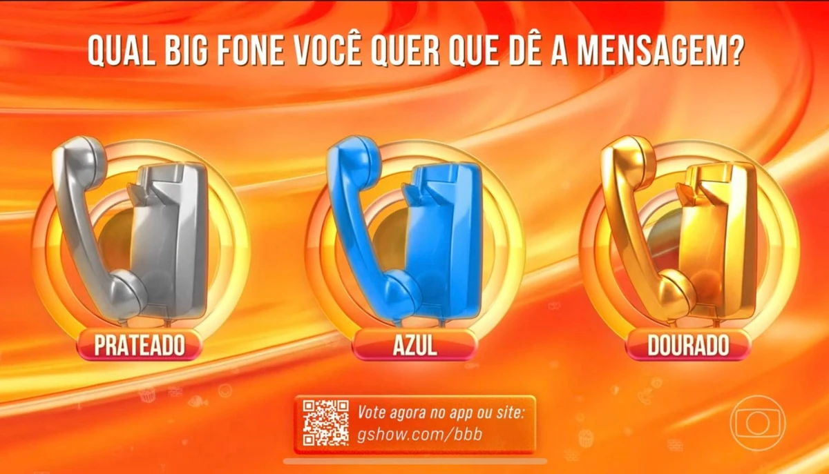 Público teve direito a escolher qual Big Fone iria tocar por Reprodução/ Globoplay