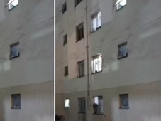 Imagem - Mãe pula do 3° andar de prédio com filha de 2 anos para fugir de agressão do marido