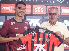 Imagem - Da Série D à Série A em um ano: jovem atacante celebra chegada ao Vitória: 'É um orgulho'