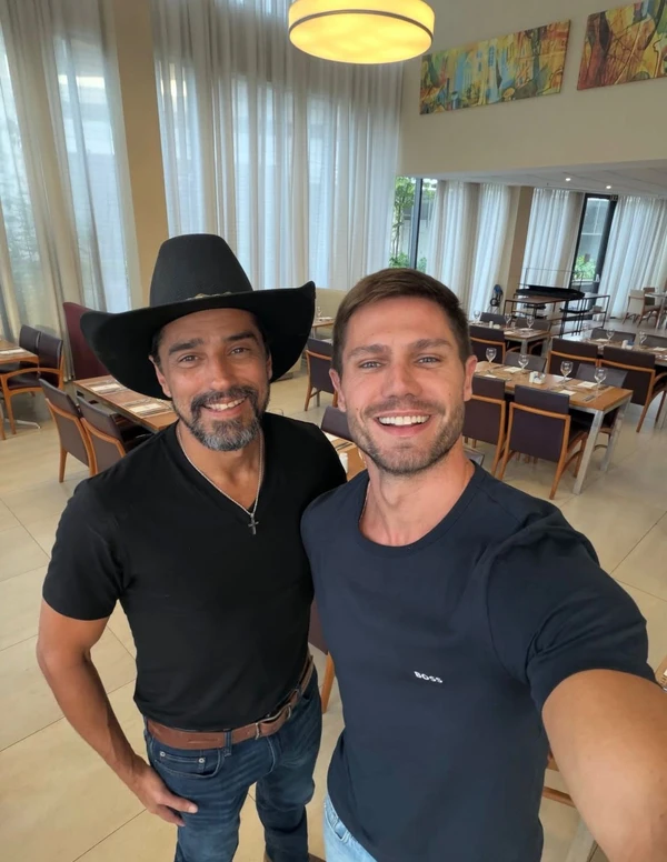 Alberto Cowboy e Jonas Sulzbach se reencontram fora do BBB 26 por Reprodução/ Instagram